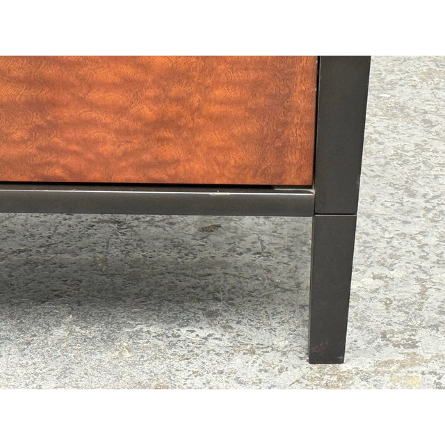 Art Deco Style Burlwood Accent Cabinet For Sale - Image 11 of 12