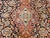 Cream Vintage Kashan Area Rug, Handwoven Floral Pattern, Navy & Brick Red, 4’ X 6’ For Sale - Image 8 of 12
