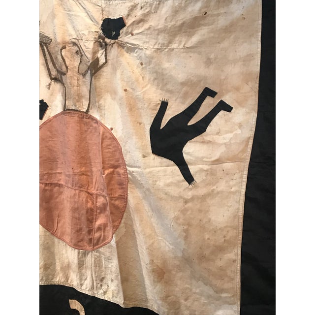 Textile 20th Century Asafo Flag Cloth Appliqué, Ghana For Sale - Image 7 of 11