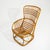Mid-Century Modern Rattan and Woven Cane Armchair, 1960s For Sale - Image 3 of 15
