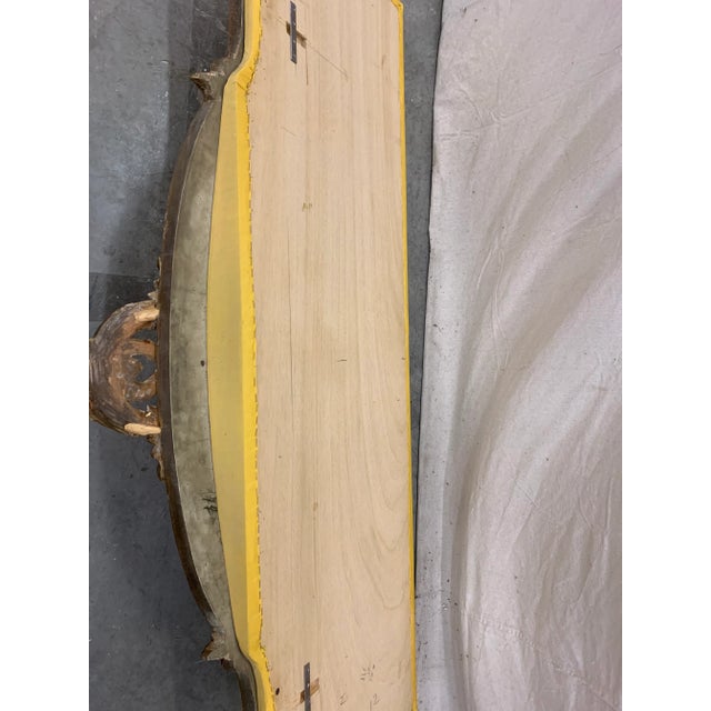 19th C Italian Parcel Gilt Upholstered Headboard For Sale In Austin - Image 6 of 7