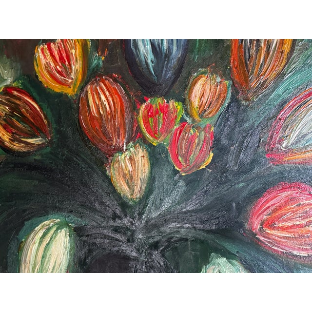 Garden of Quiet Light Contemporary Original Oil Painting by Monique Nichols For Sale - Image 4 of 12