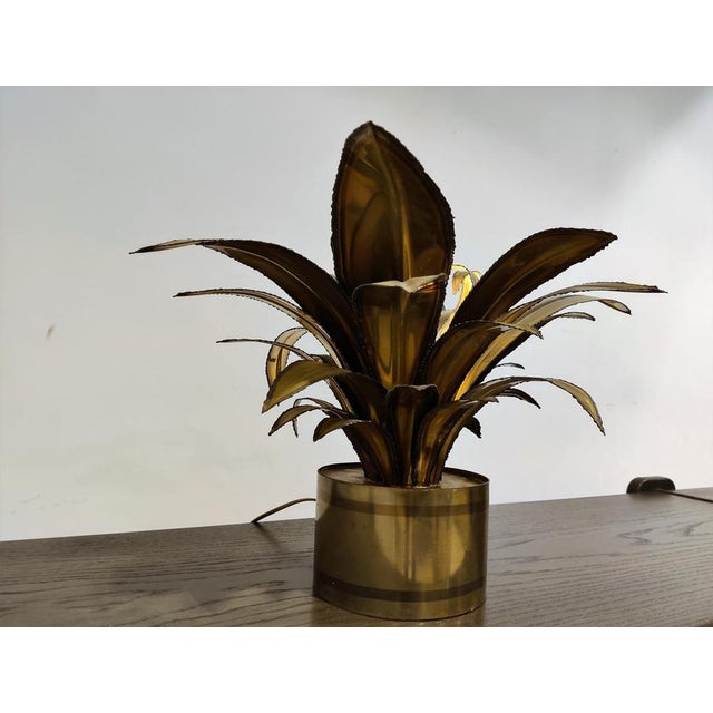 Flower Table Lamp from Maison Jansen, 1970s For Sale - Image 10 of 12