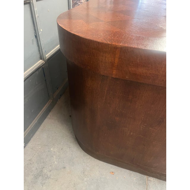 Art Deco Executive Desk in Veneer For Sale - Image 9 of 15
