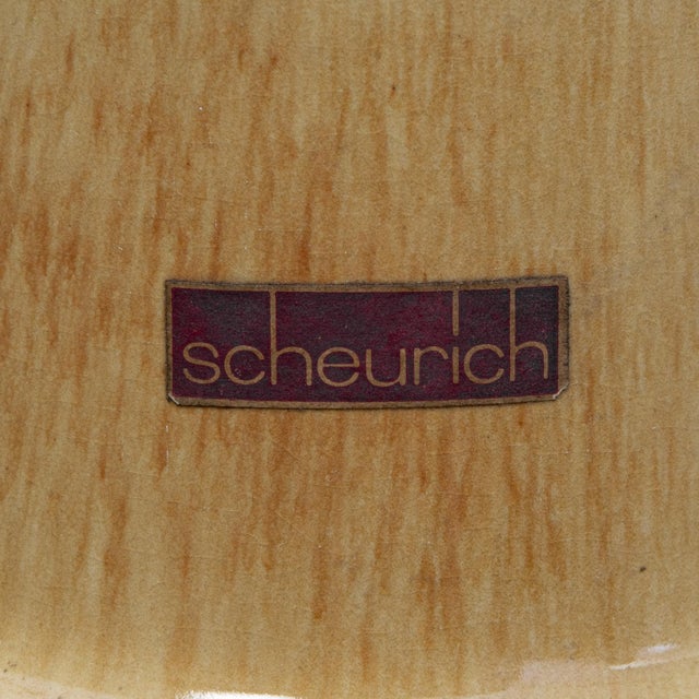 Cream 20th Century German 'W. Germany' Ceramic Vase For Sale - Image 8 of 18