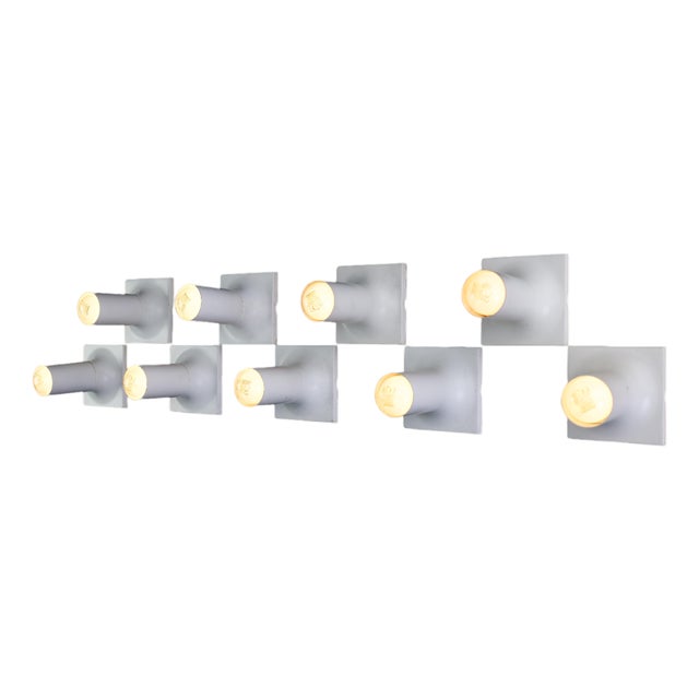 German Wall Lights by Rolf Krüger for Staff Leuchten, 1960s, Set of 124 For Sale