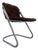 Cantilever Chair in Chrome with Brown Upholstery by Gastone Rinaldi, 1970s For Sale