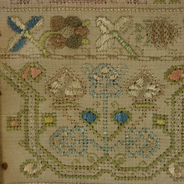 Antique Charles II Band Sampler, 1672, by e.y For Sale - Image 17 of 18