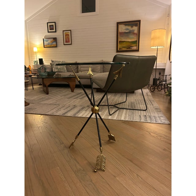 Stunning 1950’s Mid-Century Style Arrow Side Table For Sale - Image 4 of 5