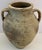 Beige Unglazed Roman Style Clay Pot With Handles, Decorative Pots For Sale - Image 8 of 9