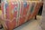 Wood Sundance Kilim Wool Colorful Southwest Loveseat / Sofa Entry Bench Seat For Sale - Image 7 of 14