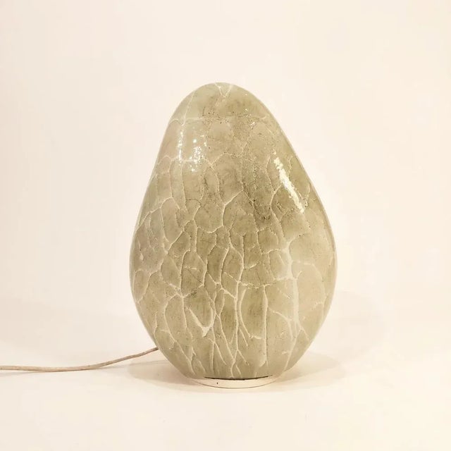 Aqua Crystal Table Lamp in the style of Murano de la Murrina I of Toni Zuccheri, 1970s For Sale - Image 8 of 8