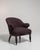Wood 1880-1889 France Deep Aubergine Plum Tufted Barrel-Back Accent Chair For Sale - Image 7 of 11