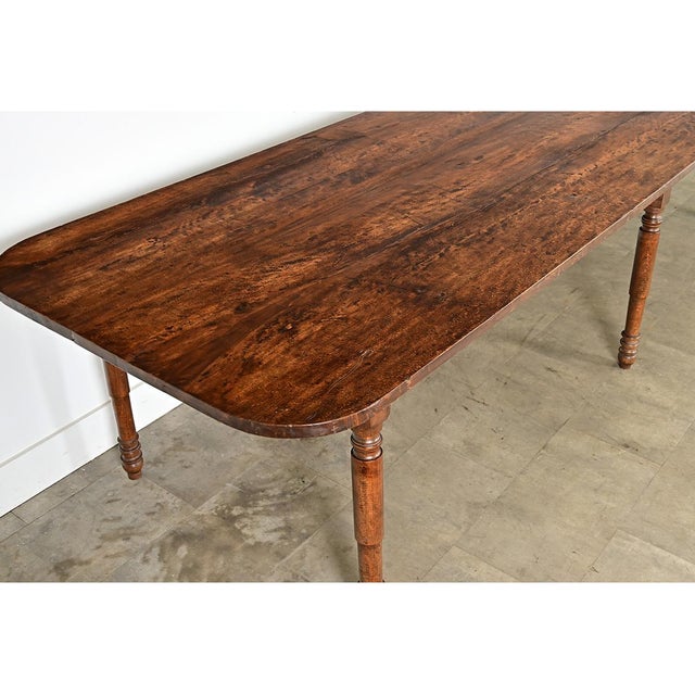 French 19th Century Two-plank Top Farm Table For Sale - Image 13 of 14