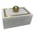 Transitional Modern Marble Trinket Box For Sale