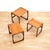 Brown 1960s Mid Century Quadrille Nesting Side Tables by G Plan - Set of 3 For Sale - Image 8 of 9
