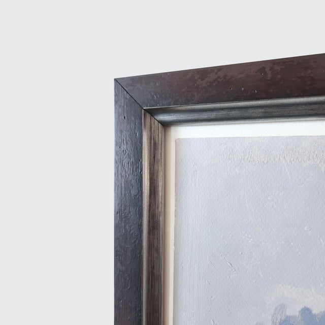 Contemporary Bernard Myers, Dingy Sailing on the Thames, 1990s, Oil on Canvas For Sale - Image 3 of 9