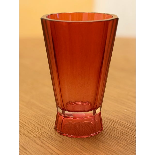 Josef Hoffmann Hoffman Facet-Cut Vase For Sale - Image 4 of 4