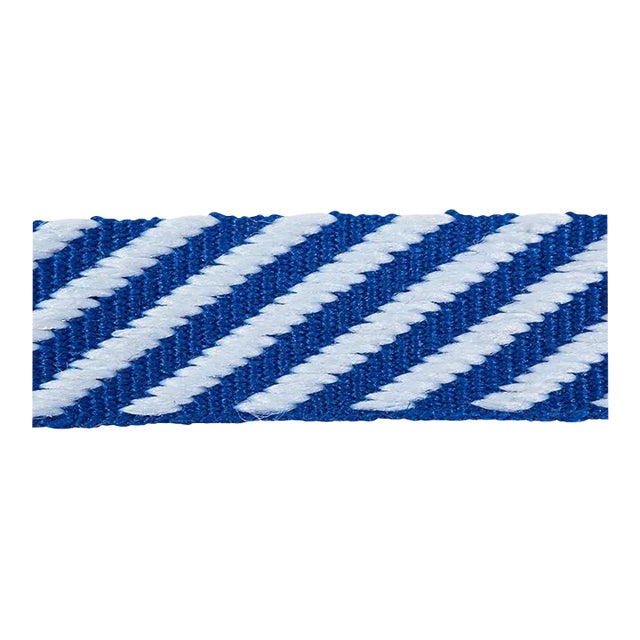 Schumacher Twill Tape in Navy For Sale