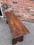 Spanish 19th Century Oak Carved Wood Bench For Sale - Image 3 of 7