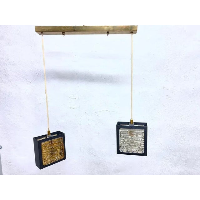 Vintage Double Pendant Light, 1960s For Sale - Image 15 of 17