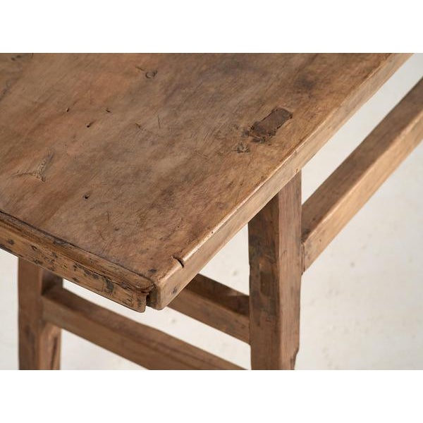 Antique Wood Console Table, 1900s For Sale - Image 5 of 15