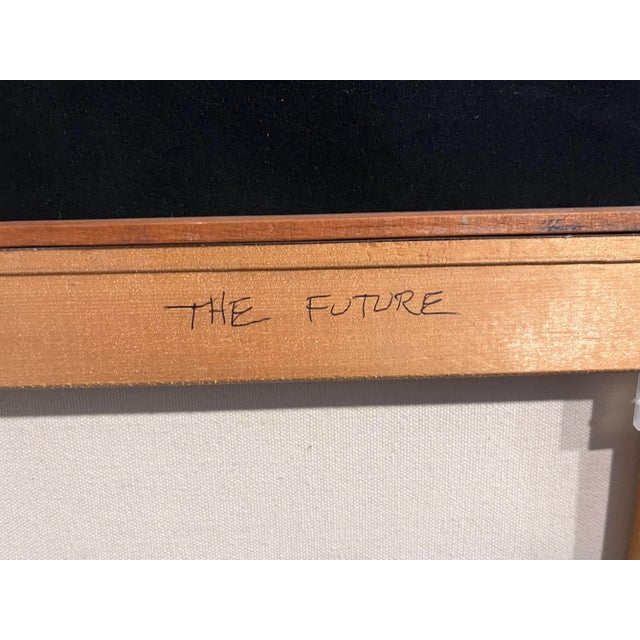 Vintage B. Keller Expressionist Figurative Acrylic Painting Titled the ...