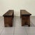 A charming pair of solid wood benches embodying the unfussy beauty of rustic furniture from italian mountain valleys. Each...