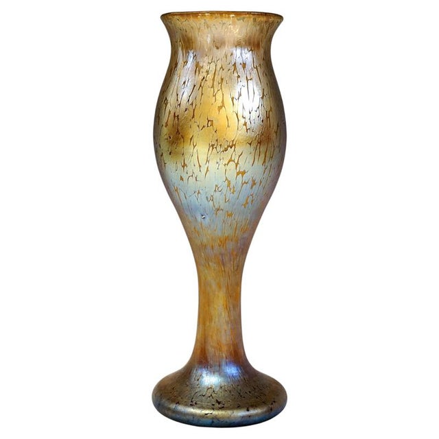 Purple Large Art Nouveau Candia Papillon Vase by Johann Lötz Witwe, Bohemia, Austria, 1898 For Sale - Image 8 of 8