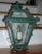 Metal Early 20th Century Art Deco Paint Decorated Iron Wall Sconce Lantern For Sale - Image 7 of 9