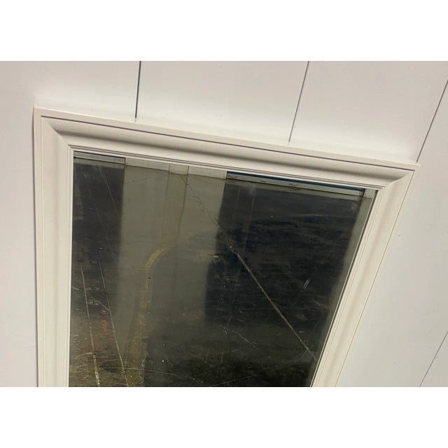 2000 - 2009 Custom Dressing Mirror in Dove White For Sale - Image 5 of 8