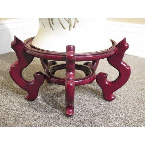 Age: Approx. 5 Years Old Condition: Excellent Clean Original Finish & Condition Size: 10w x 10d x 16h Stand: 10w x 10d x...