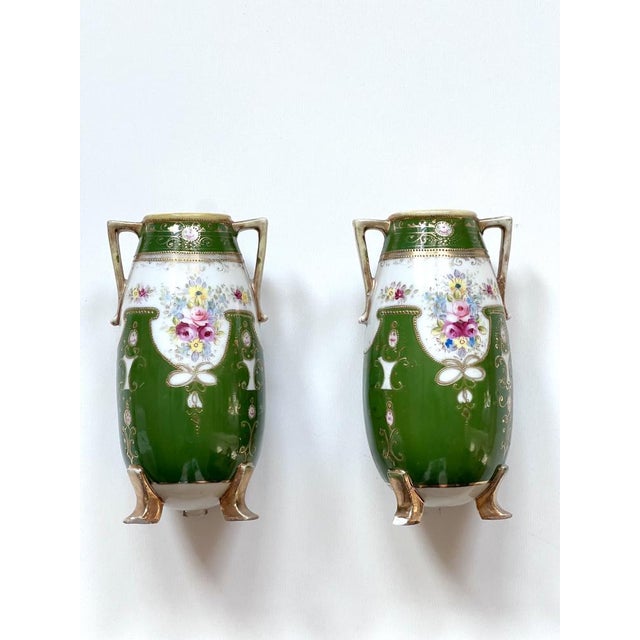 Vintage Noritake Vases, Japan, Set of 2 For Sale - Image 16 of 18
