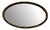 Gilt Oval Gesso Mirror, 1930s For Sale