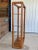 Wood Monumental Vintage Pencil Rattan Waterfall Étagère With Glass Shelves For Sale - Image 7 of 12