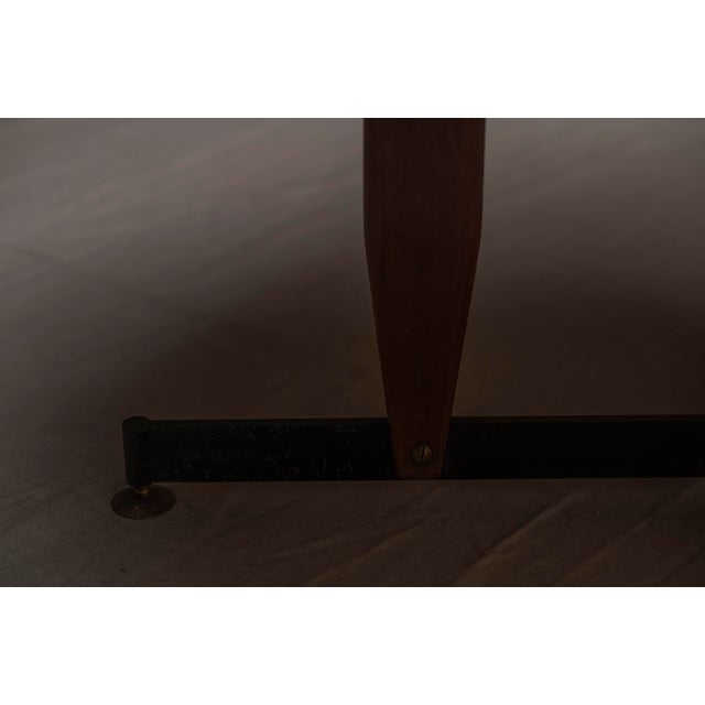 Metal Round Dining Table by Ignazio Gardella, Italy, 1960s For Sale - Image 7 of 17