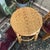 1970s Pair of Boho Woven Wicker Counter Stools For Sale - Image 4 of 7