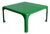 Green Demetrio 45 Stacking Table by Vico Magistretti for Artemide, 1970s For Sale