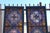 Antique Victorian Gothic Hand-Painted Stained Glass Windows in Wood Frames, Circa 1900 – Pair For Sale - Image 11 of 18