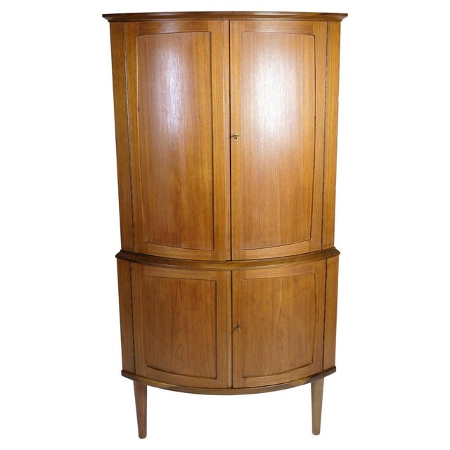 Danish Corner Cabinet in Teak from Peterson Furniture, 1960s For Sale - Image 17 of 17