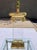 Lucite & Brass Ionic Column Table Lamps - a Pair For Sale - Image 9 of 13