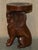 Set of Vintage Hand Carved Male Lion Stools with Ornate Decoration For Sale - Image 16 of 18