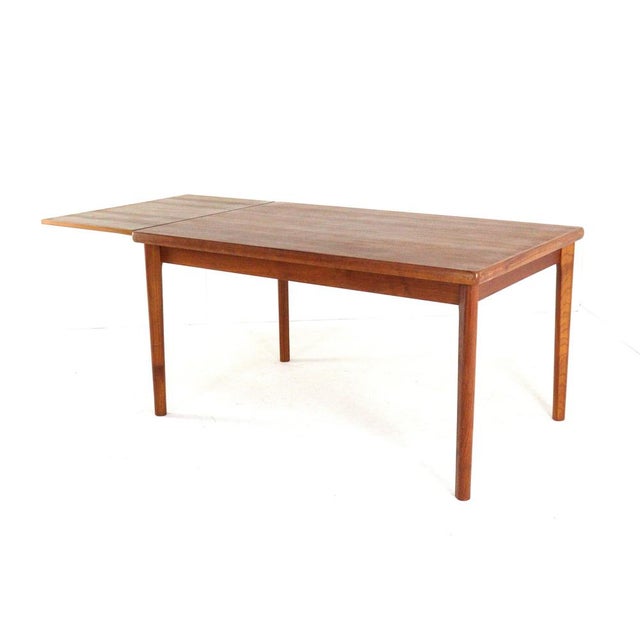 Large Rectangular Extendable Dining Table by Henning Kjaernulf for Vejle For Sale - Image 11 of 16
