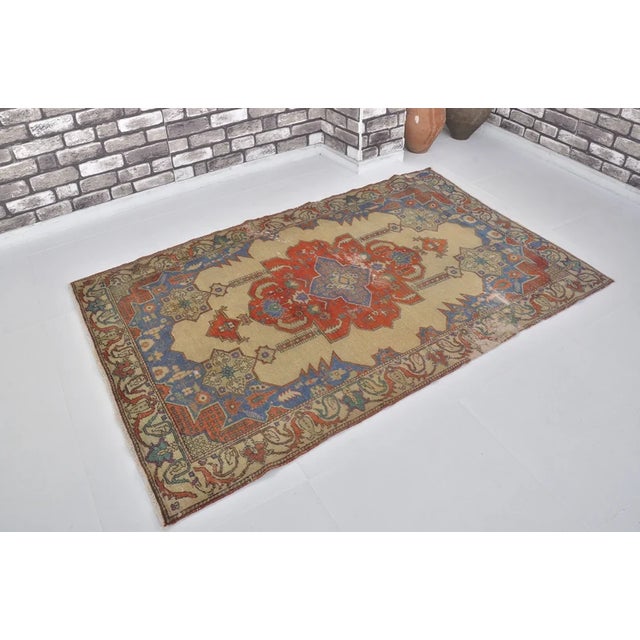 1960s Vintage Anatolian Floral Rug For Sale - Image 5 of 10