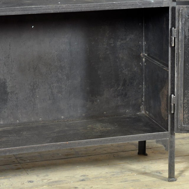 1930s Polished Iron Medical Cabinet, 1930s For Sale - Image 5 of 11