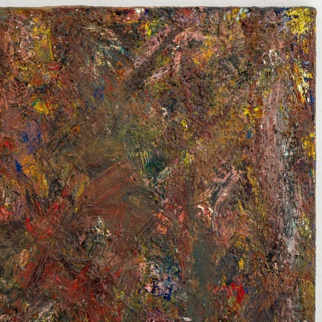 Contemporary Andy Miller Abstract Composition Oil on Canvas For Sale - Image 3 of 5