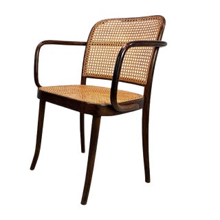 Art Deco No.811 Prague Armchair by Josef Hoffmann from Thonet, 1930s For Sale