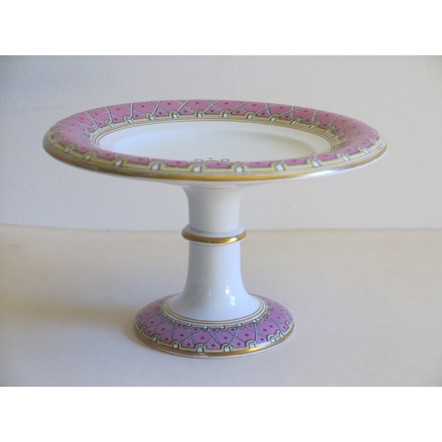 Wedgwood 1865 Antique Wedgewood Pearlware Footed Serving Tazzas - A Pair For Sale - Image 4 of 11