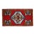 1970s Hand Knotted Small Turkish Rug Entry Kitchen Decor Door Mat Yastik Rug - 20" X 36" For Sale