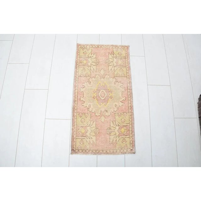 1960s Faded Wool Rug, 1960s For Sale - Image 5 of 6